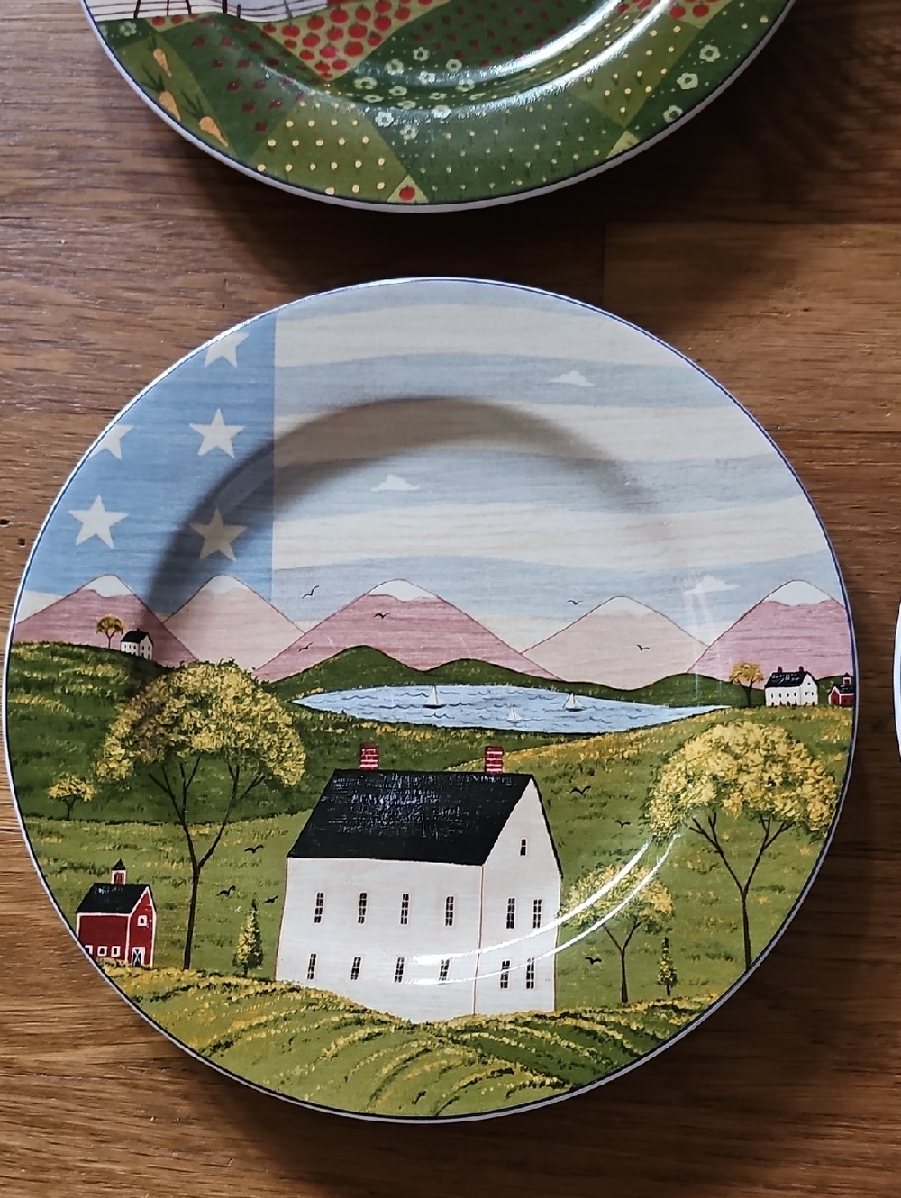 1999 Warren Kimble Dishes America the Beautiful Bundle Qty 4 - Picture 4 of 9